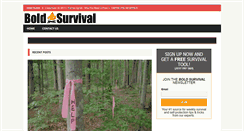 Desktop Screenshot of boldsurvival.com