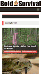 Mobile Screenshot of boldsurvival.com